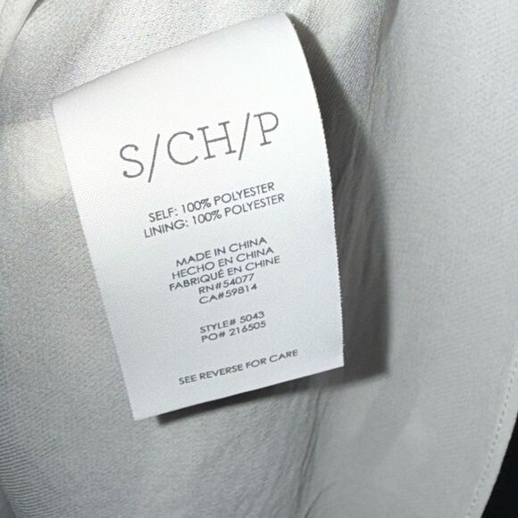 Cabi #5043 Linea Multicolor Rainbow Striped Chiffon Tank Top Blouse Small EUC - Picture 6 of 8